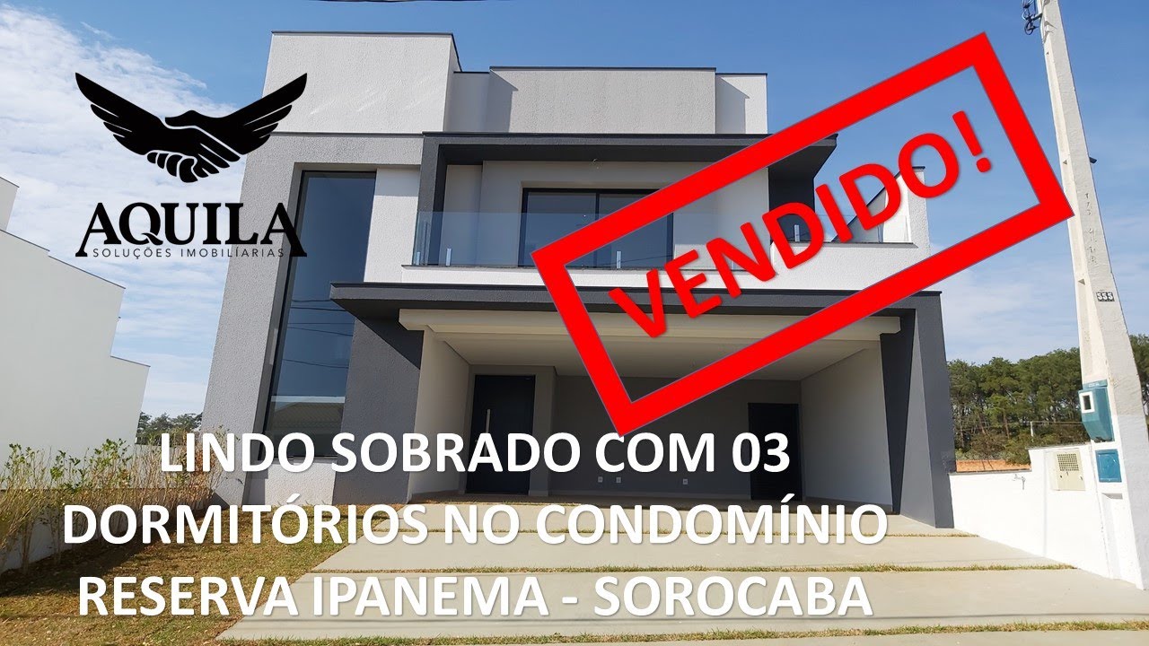 CASA NO RESERVA IPANEMA - 03 DORMITÓRIOS COM SACADA 01 SUÍTE COM CLOSET - SALA 2 AMBIENTES -04 VAGAS