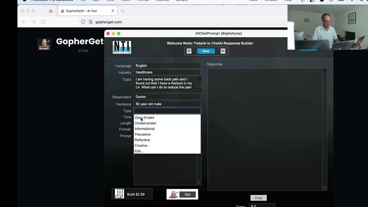 Claris & ChatGPT, Integrating FileMaker with Chat GPT