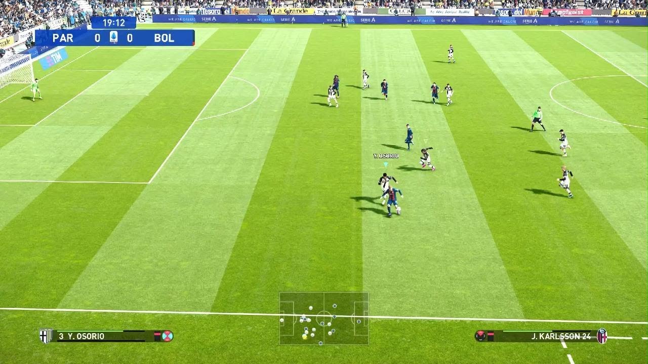 Que jogo! Parma 3x3 bologna