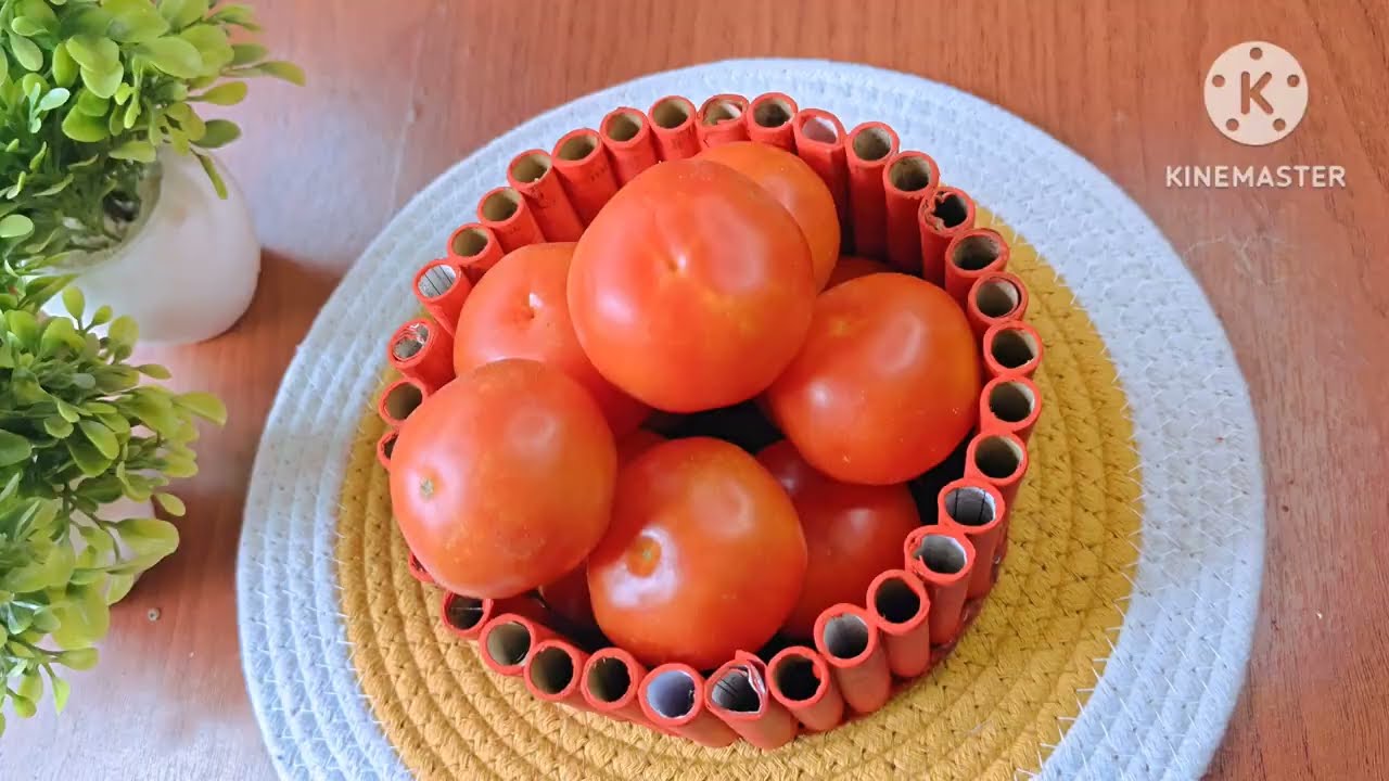 How to Make Thread Basket ll Making Vegetables Basket 🧺 ll Best Out of Waste Thread make for Basket 