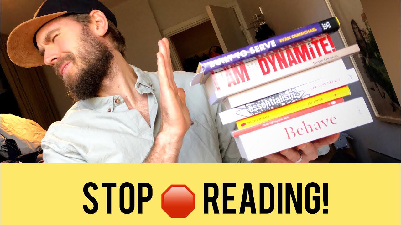 Reading as Procrastination - 🛑  STOP READING and start DOING!