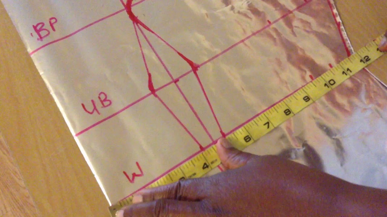 How to cut six pieces blouse (princess dart)