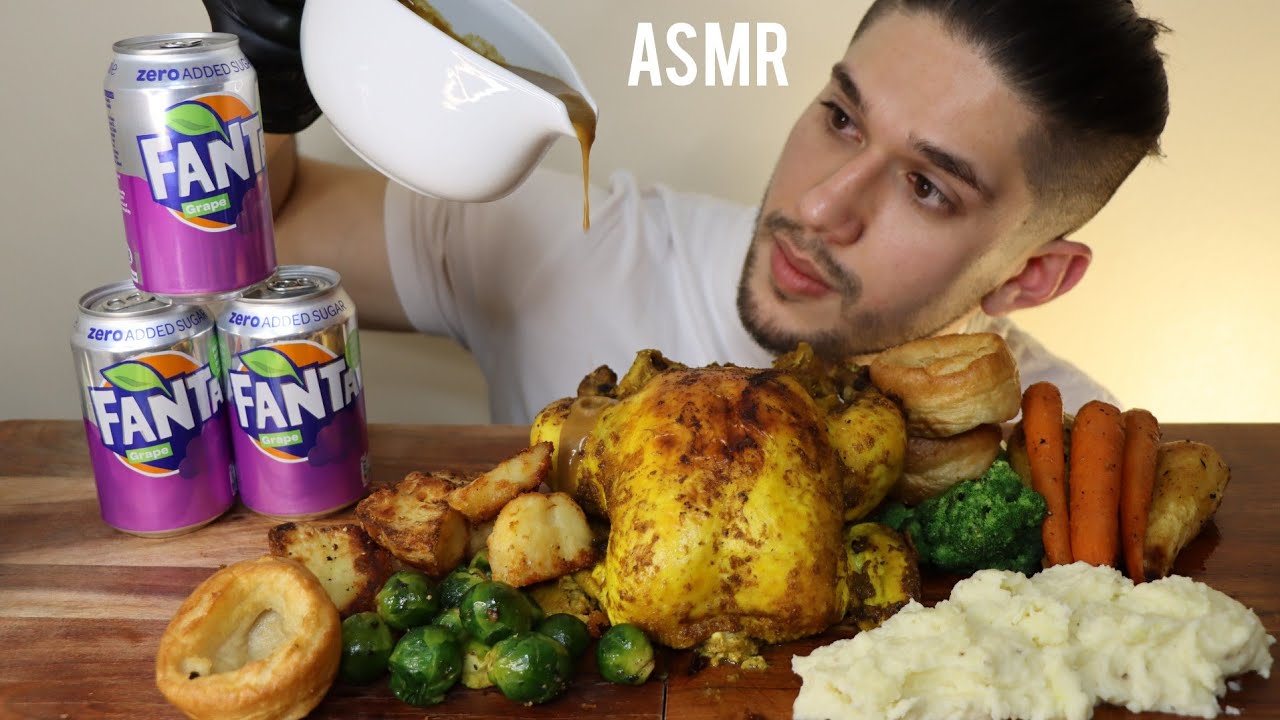 ASMR CHRISTMAS FEAST (kinda) | MUKBANG *REAL EATING SOUNDS*