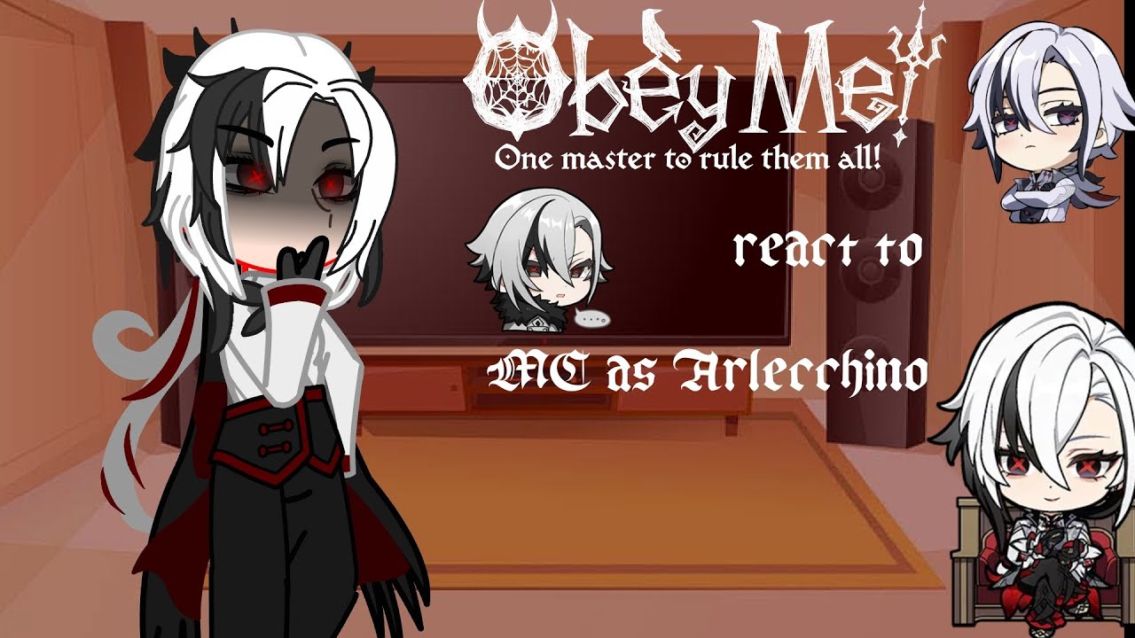 Obey me! react to MC as Arlecchino ll Genshin Impact & Obey me ll (Kaori!!)