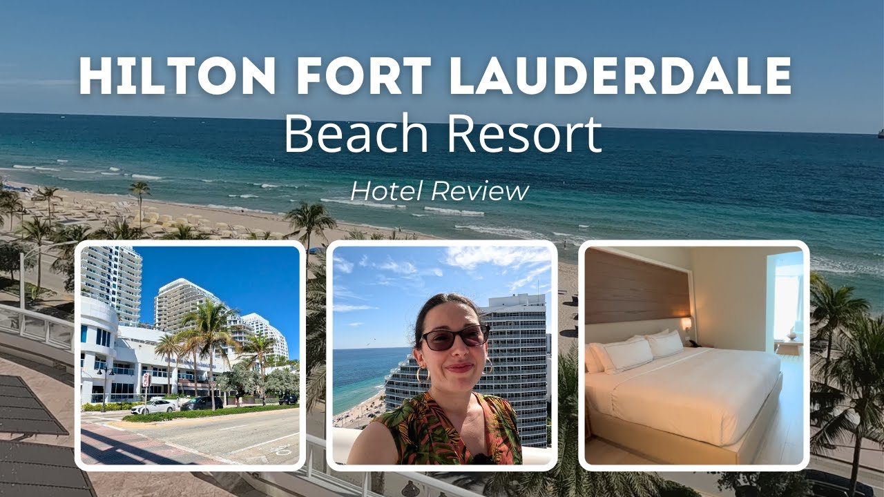 Мое пребывание в отеле Hilton Fort Lauderdale Beach Resort / Hotel рядом с круизным терминалом Po...
