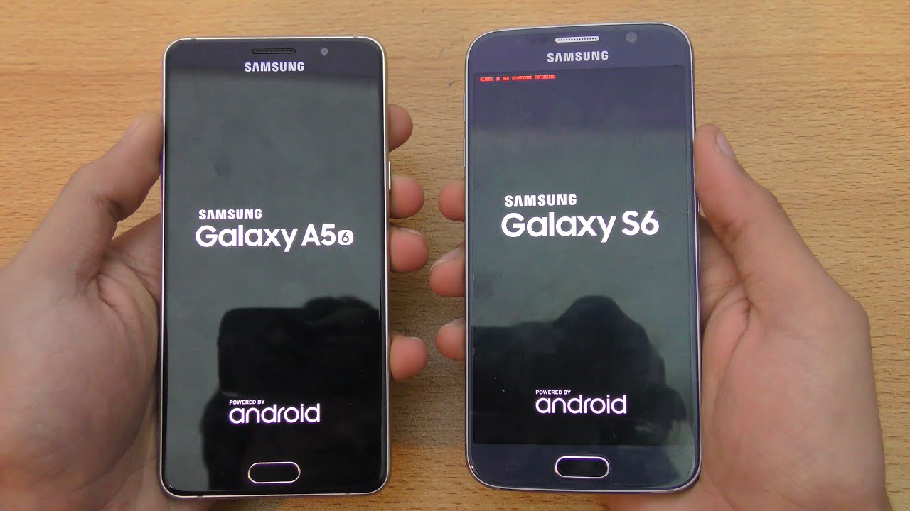 Samsung Galaxy A5 (2016) vs Galaxy S6 - Speed & Camera Test (4K)