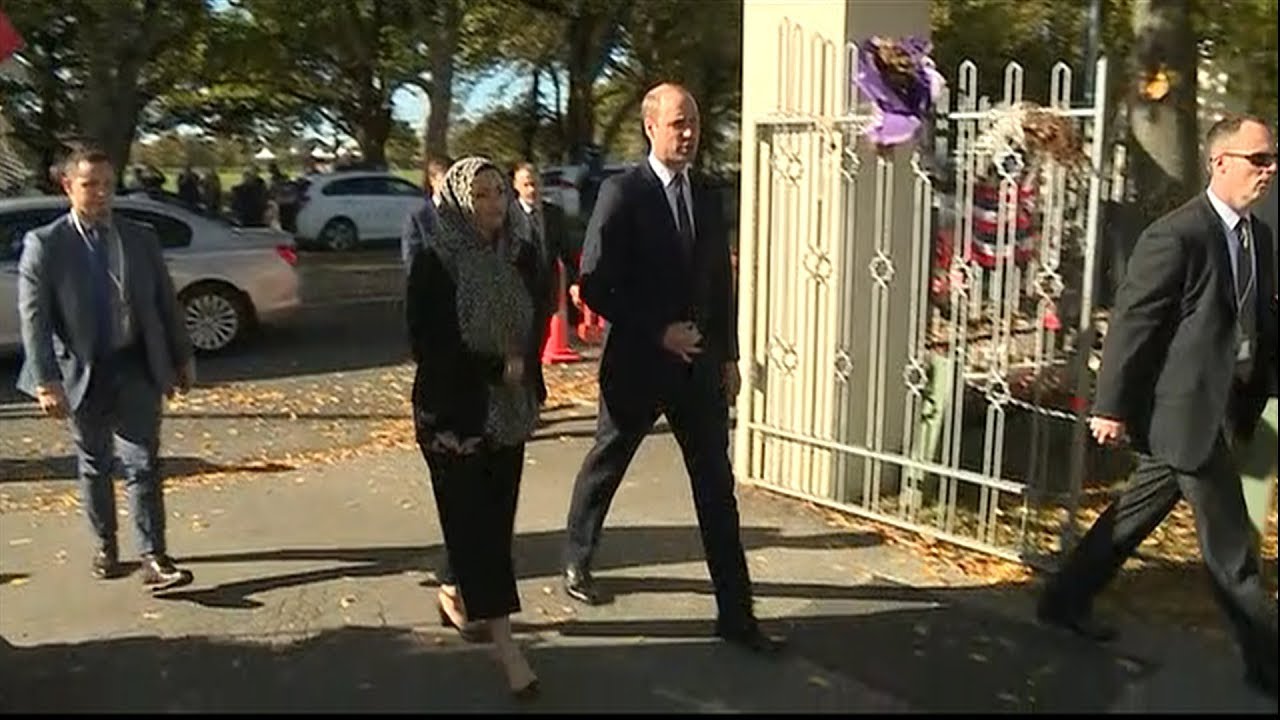 Prince William Arriving at Al Noor mosque