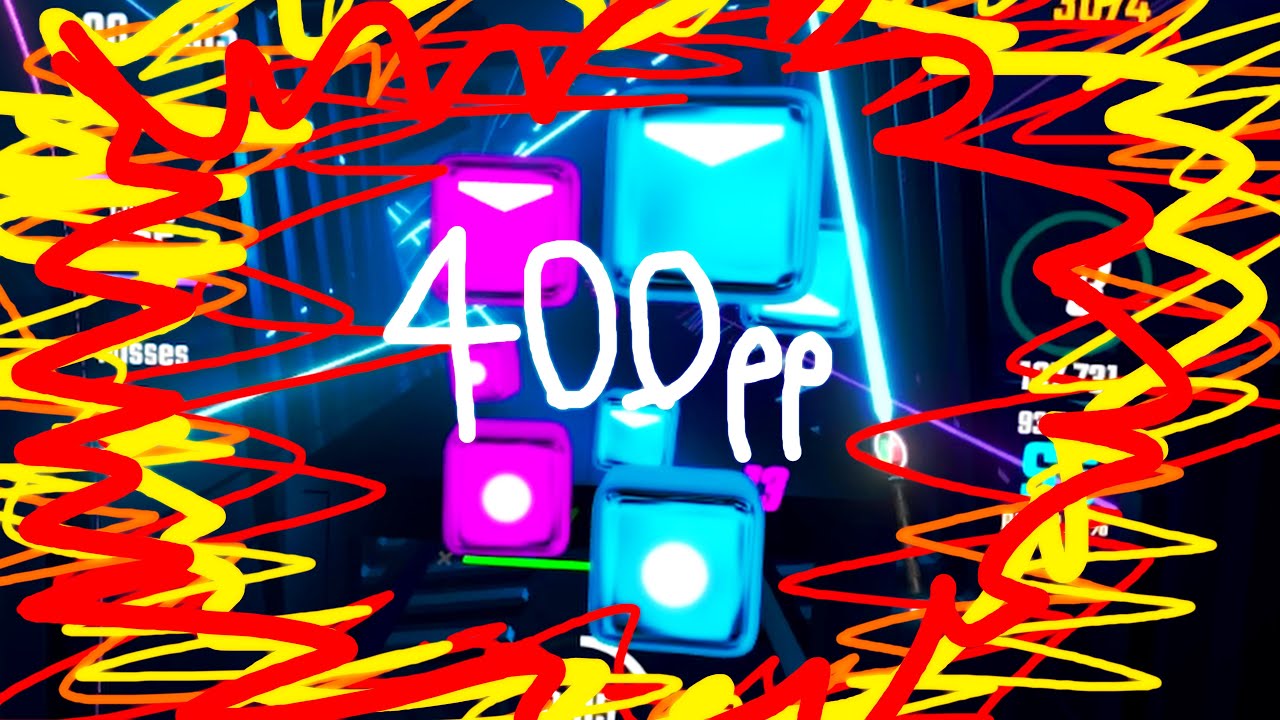 My FIRST 400pp PLAY!!! | Melancholia - Beat Saber