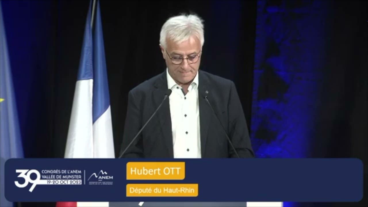 Discours d'inauguration du Congrès de l'ANEM - 20 novembre 2023Munster