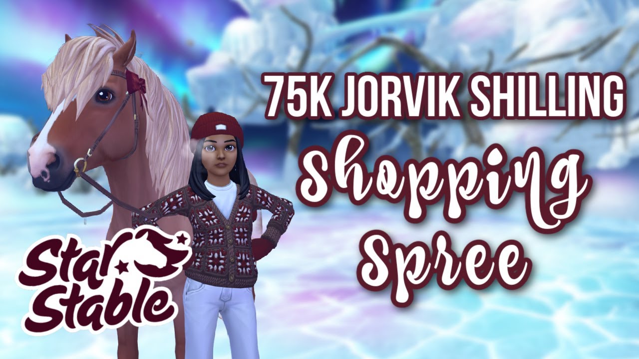 75K Jorvik Shilling Shopping Spree at the Winter Village 🌨️ - Star Stable Online