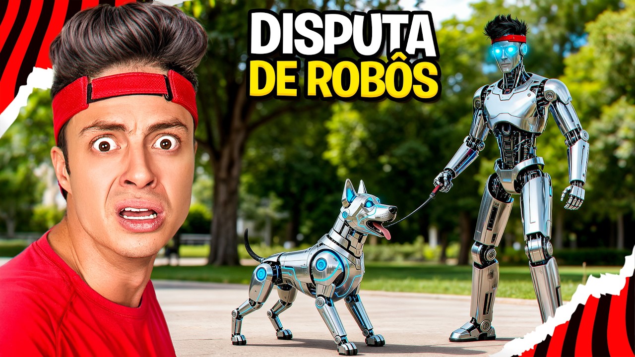 CACHORRO ROBÔ VS ROBÔ HUMANOIDE DE R$200.000!