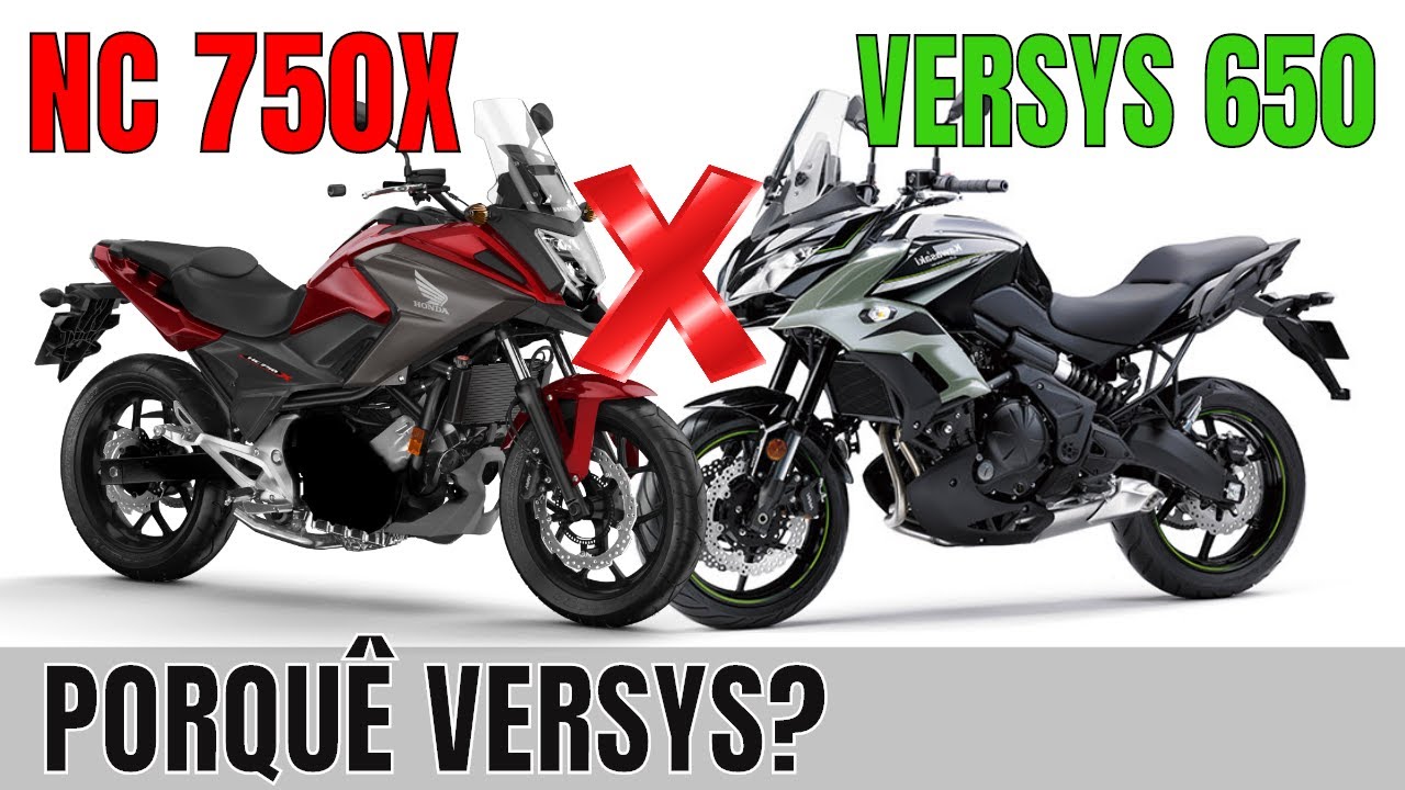 Por que escolhi a Versys 650 e não a NC 750X