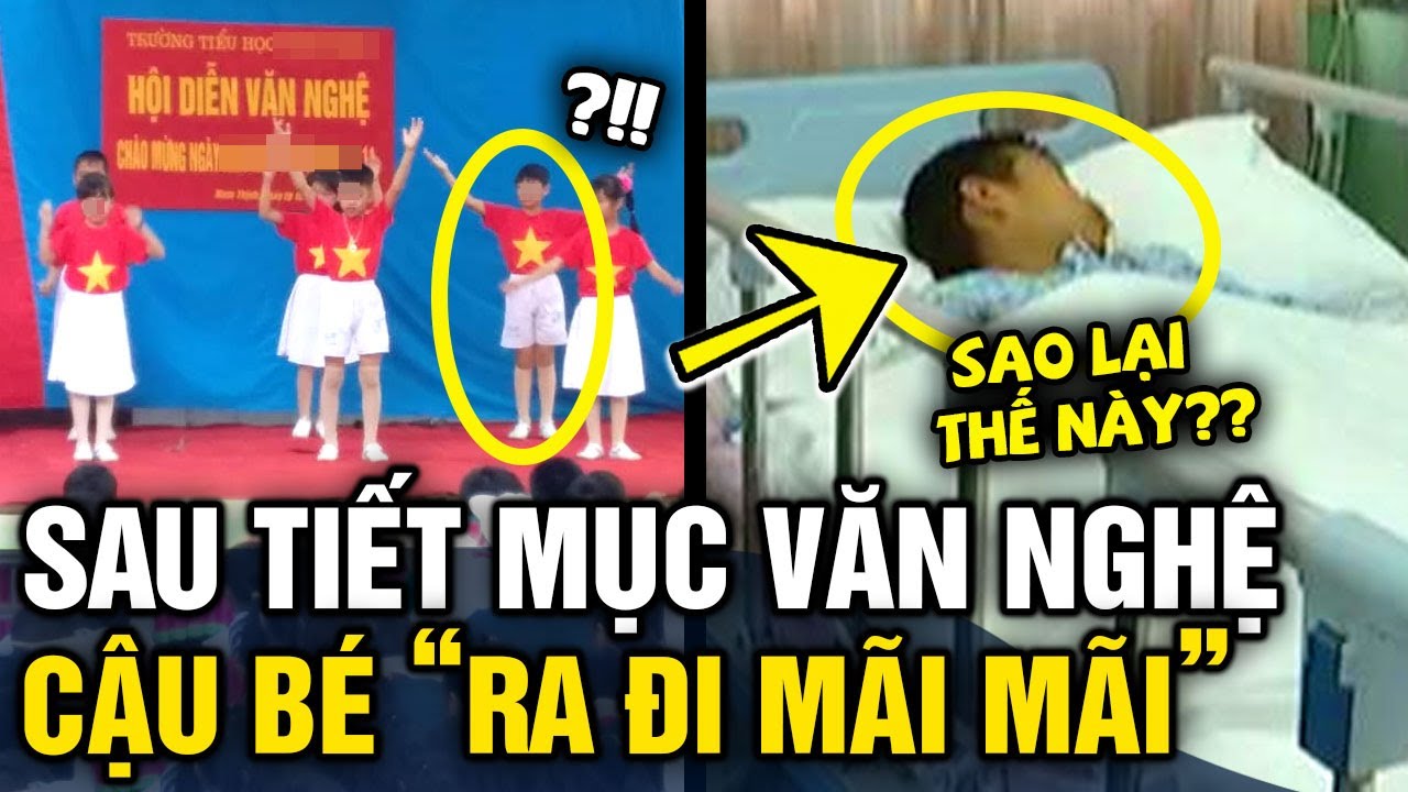Xót xa nam sinh lớp 4 'BẤT TỈNH' sau khi biểu diễn văn nghệ rồi 'RA ĐI MÃI MÃI' | Tin 3 Phút