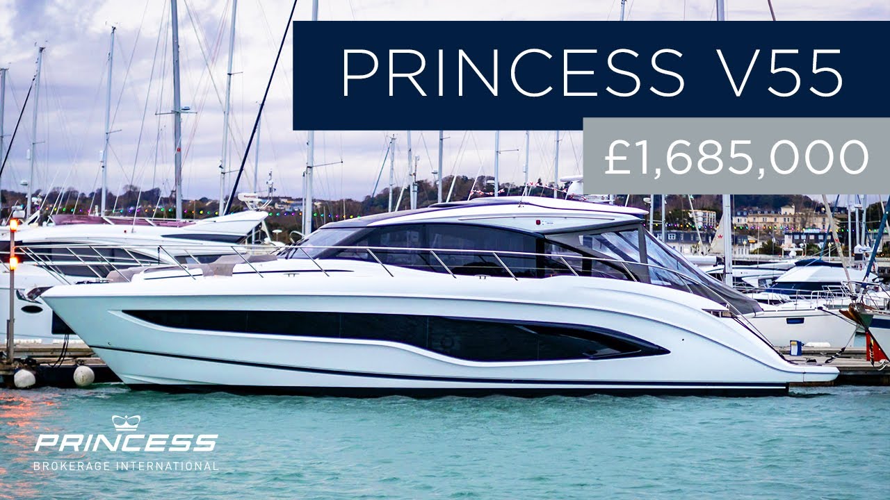 Princess V55 Yacht Tour | 2022 Model | 