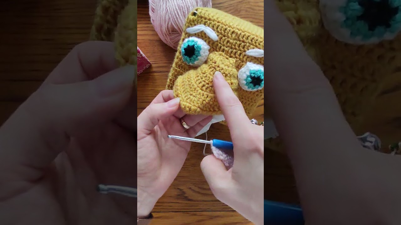 Crochet tissue box/ nose