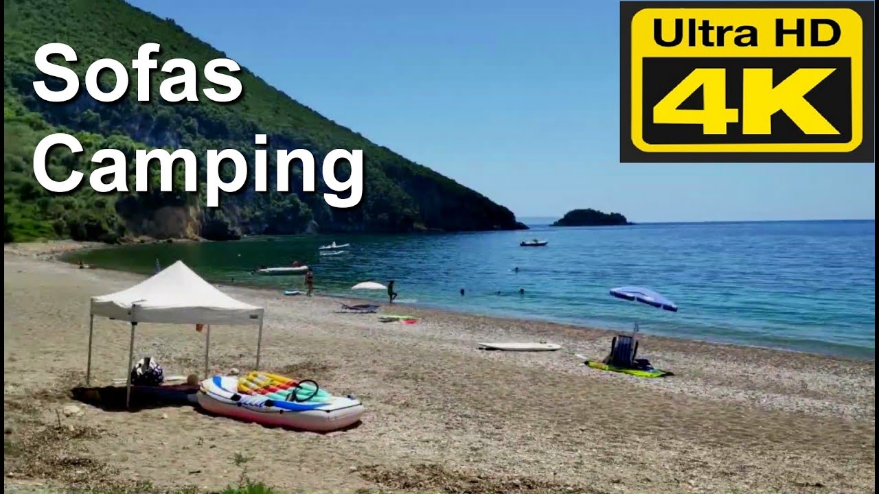 Sofas Camping beach, Perdika and Parga city, Greece - Софас Камп плажа, Пердика и град Парга, Грчка