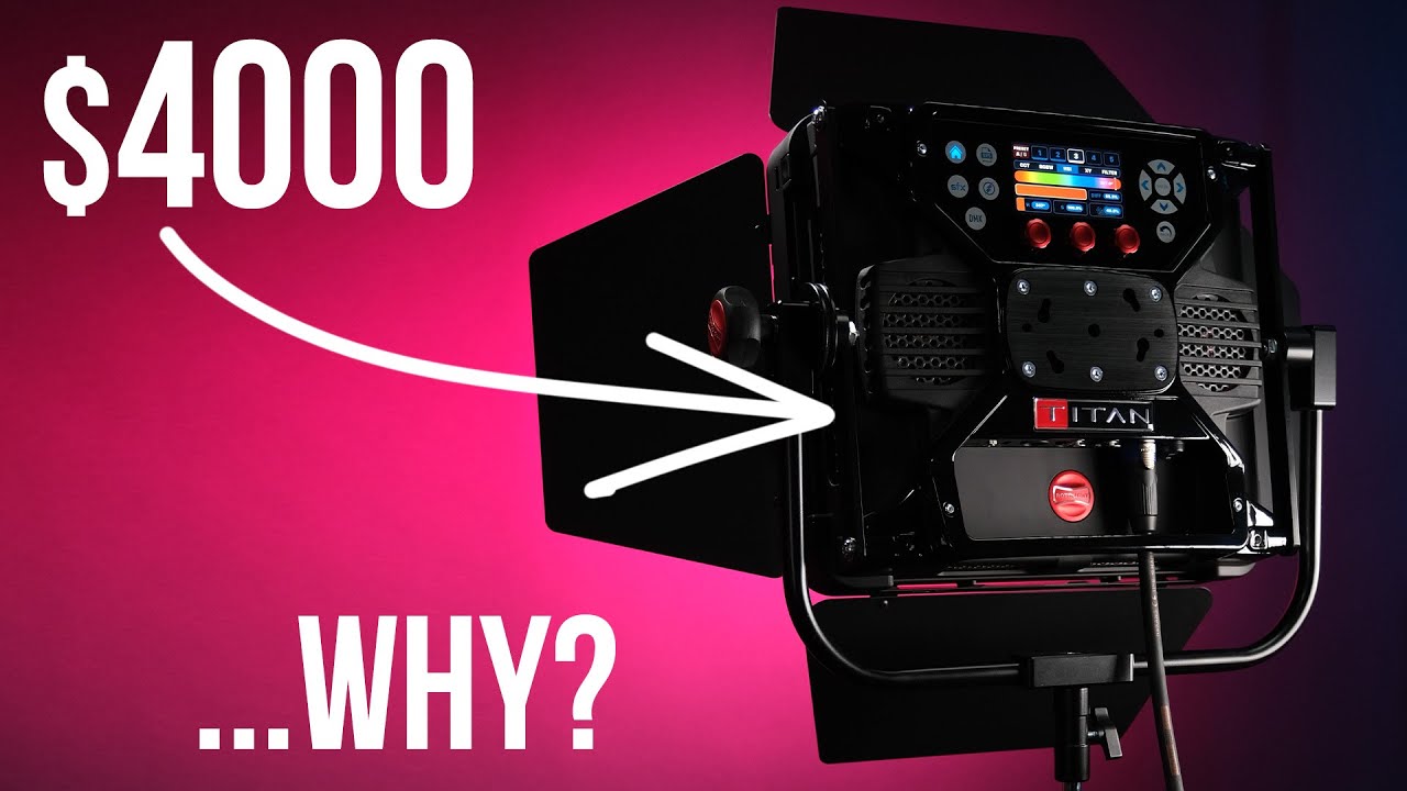 Powerful LED Panel with ELECTRONIC DIFFUSION: Rotolight Titan X1