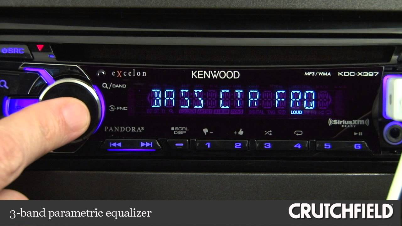Kenwood Excelon KDC-X397 Car Receiver Demo | Crutchfield Video