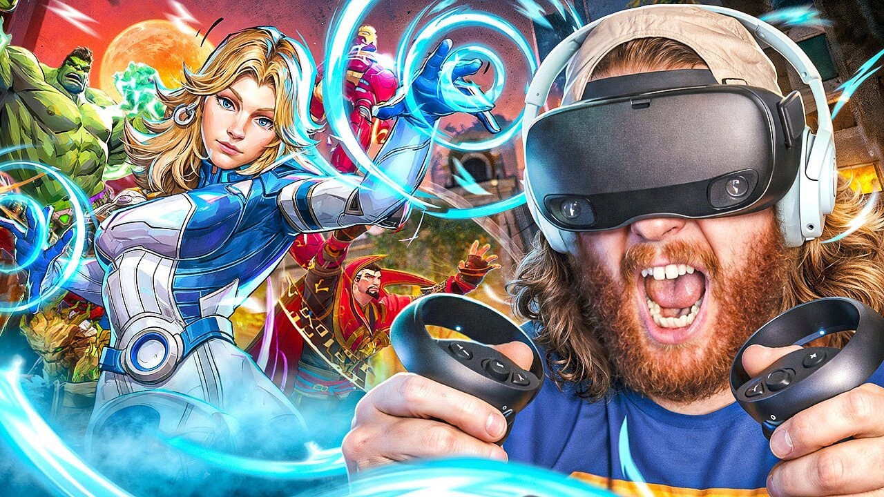 Я играл в Marvel Rivals в виртуальной реальности.