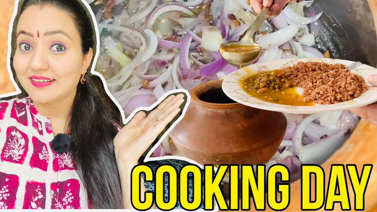 Chalo Dekhte Hain Kaise Banayi Maine Mitti Ki Haandi Me Daal | COOKING DAY WITH ME @preityprerna