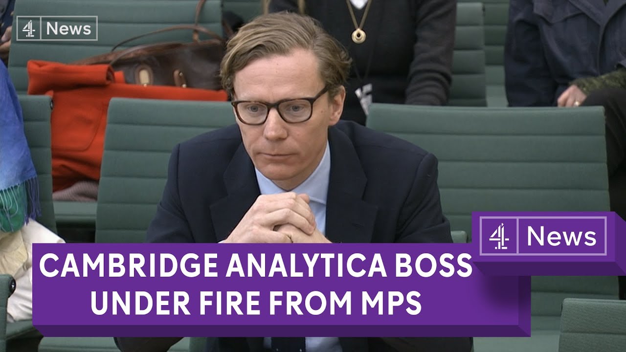 Cambridge Analytica boss under fire from MPs