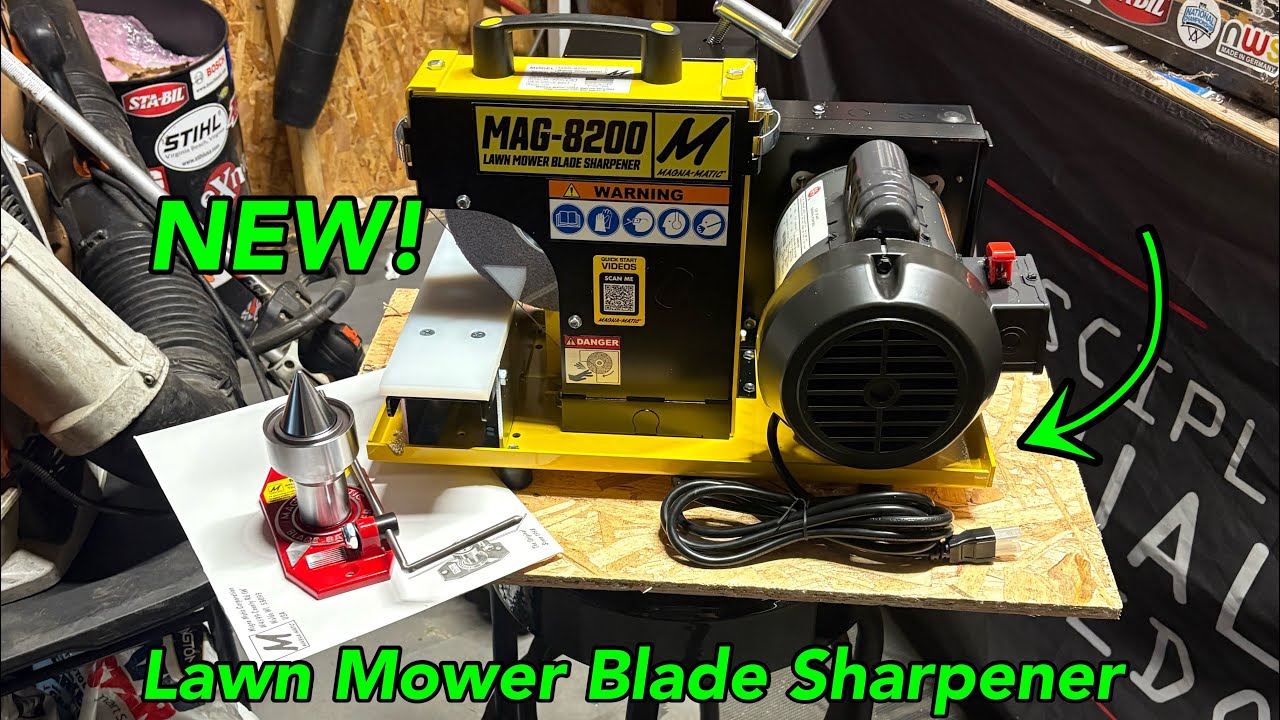 Unboxing | Magna-Matic 8200 Lawn Mower Blade Sharpener | Mag-1000 Balancer