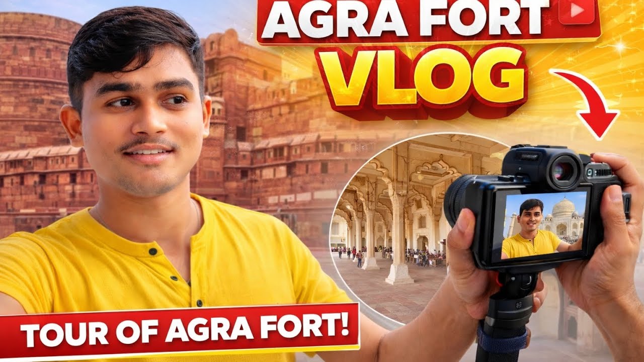 Welcome to my Agra Fort Vlog 🏰 #AgraFort #AgraFortVlog #AgraVlog #TravelVlog #HistoricalPlaces