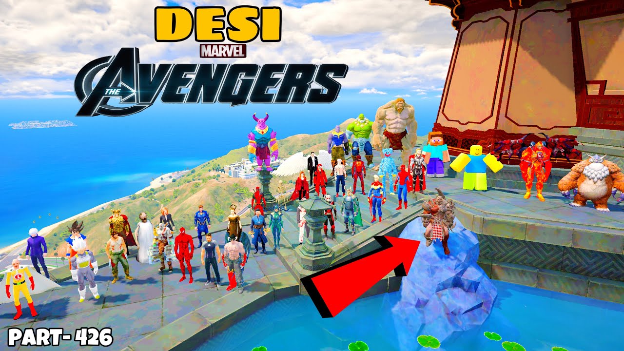 DESI Avengers Stops KRATOS and SUKUNA Clash and Attack on DEMON Escape From Jail in GTA 5 | #426