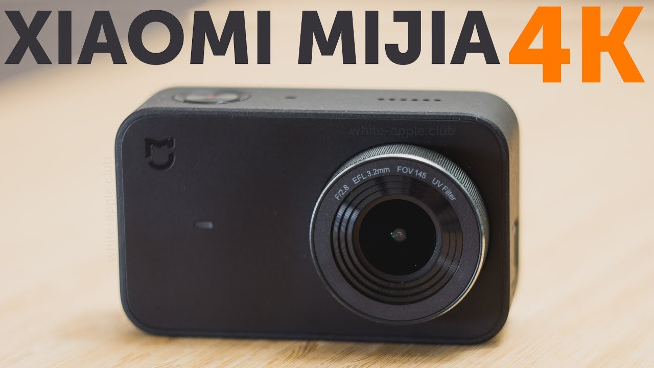 Xiaomi Mijia Action Camera Mini 4K распаковка и включение английского языка