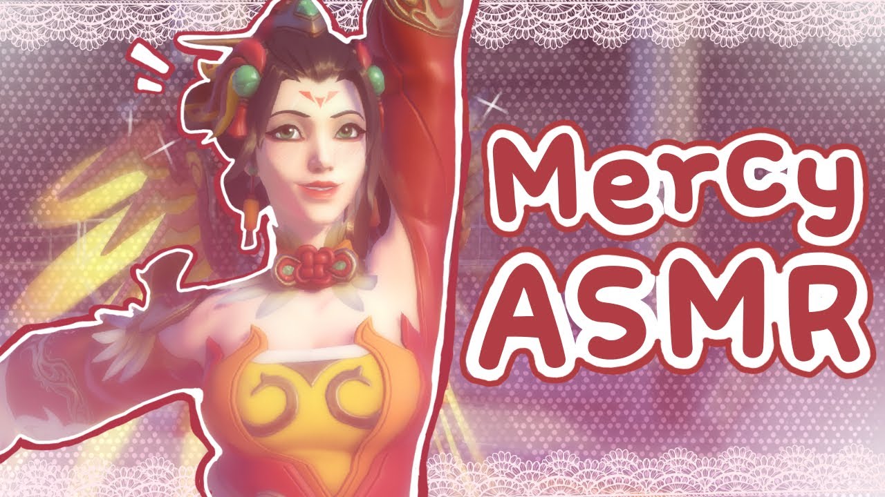 Mercy ASMR  ♦️⋆˙⟡ Tapping  sounds + deep scratches ⊹ ࣪ ˖ Overwatch ASMR ♦️ ˙⟡