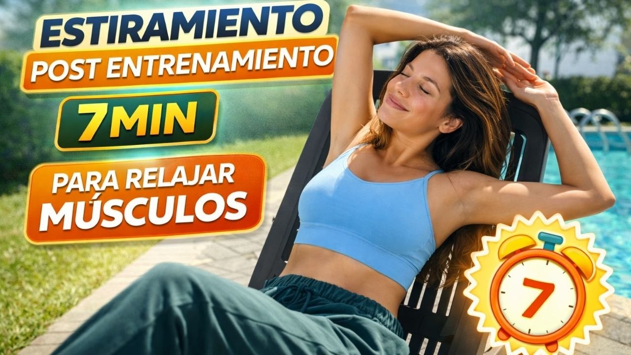 Estiramiento Después de Hacer Ejercicio | Rutina en Silla (9 Min)