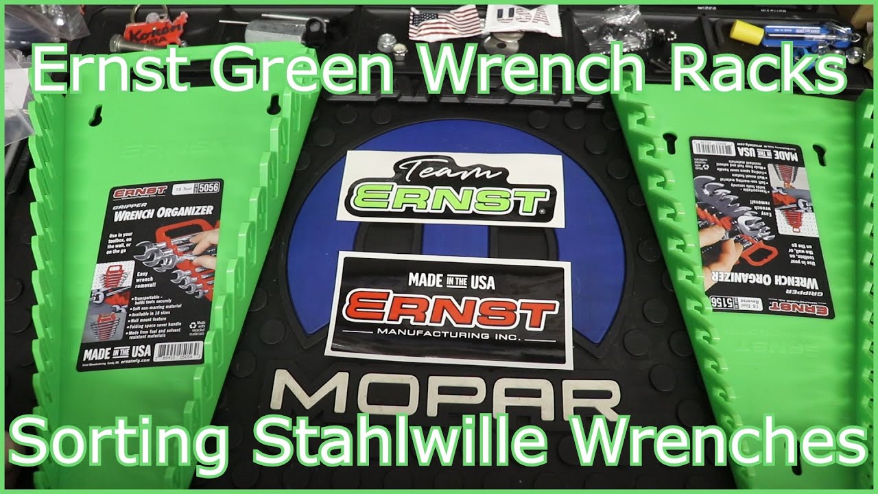 Ernst Green Wrench Racks: Sorting the Stahlwille Wrench Sets!