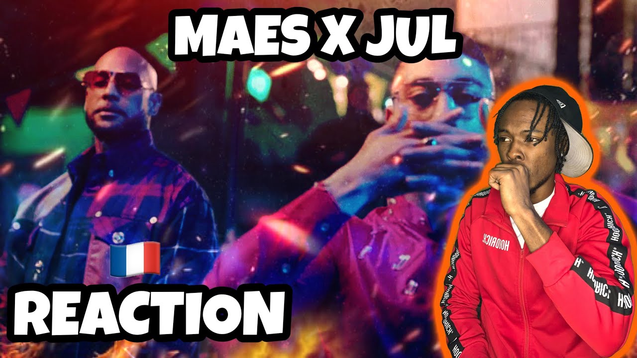 AMERICAN REACTS TO FRENCH RAP! Maes - Dybala - (Clip Officiel) ft. Jul