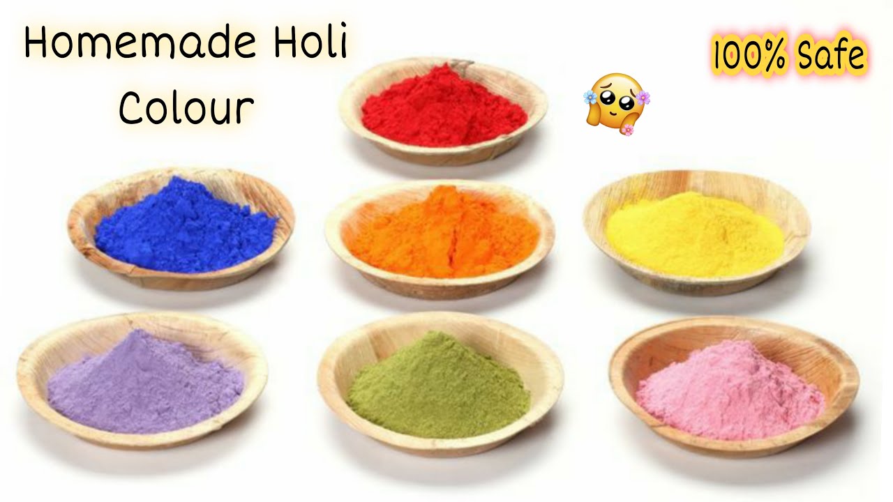 How to make Holi Colours at Home | Homemade Holi Colours | DIY Holi Colour | Holi Colour Making