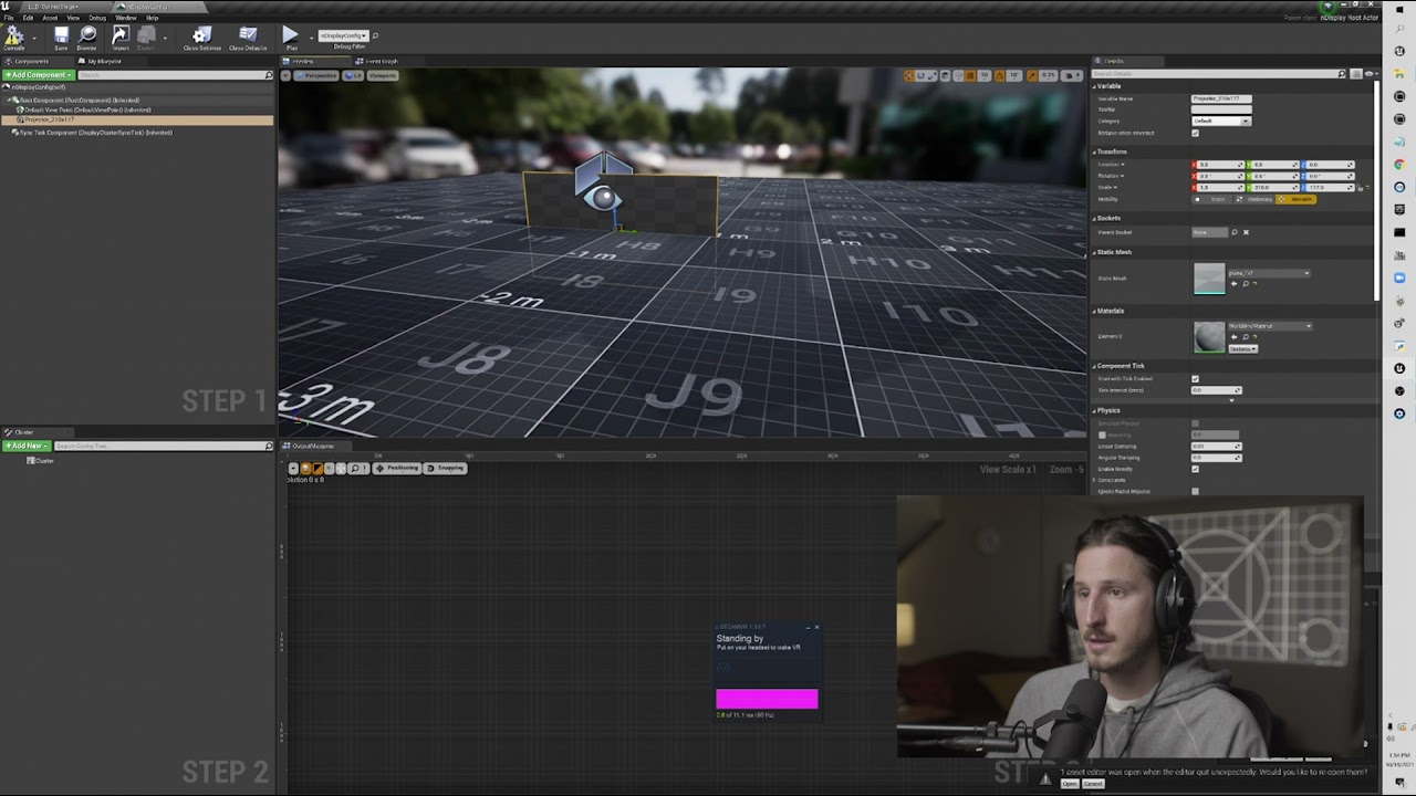 E1: nDisplay Config/Switchboard Setup - In-Camera VFX Virtual Production - Vp Toolkit UE 4.27