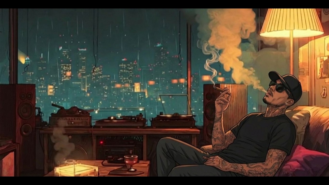 Stoner Rap Noturno 🌙 para Relaxar e Desacelerar &ndash; Andy SlowFi Vibes