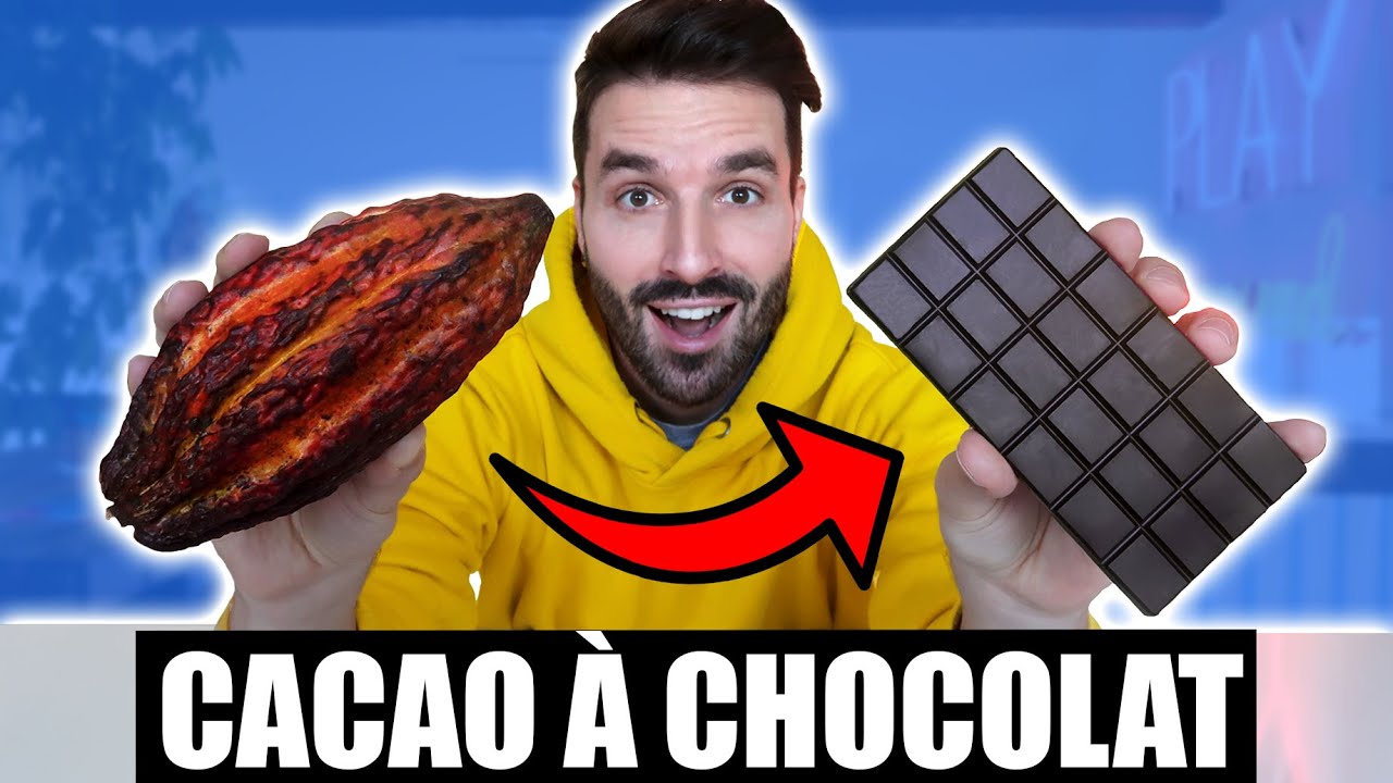 TRANSFORMER UNE CABOSSE DE CACAO EN TABLETTE DE CHOCOLAT - CARL IS COOKING