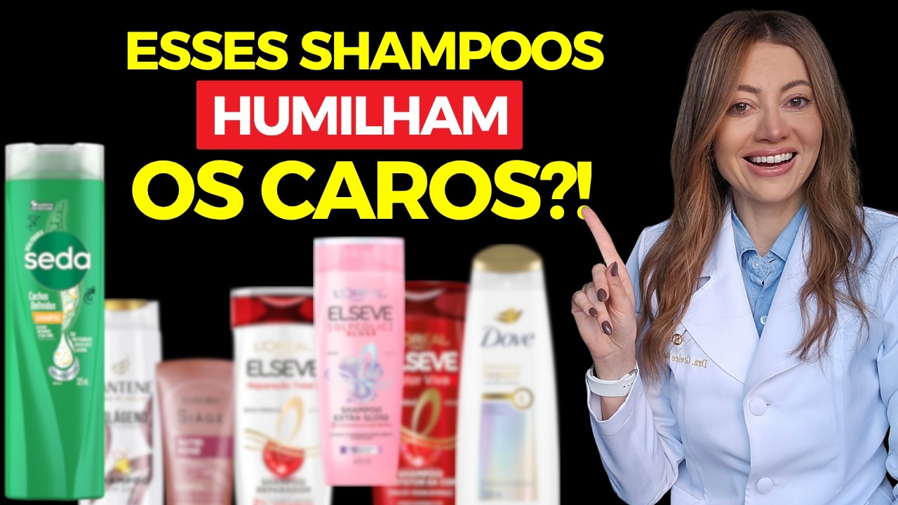 TOP Shampoos BARATOS Que FUNCIONAM de Verdade! [Ressecados, Química, Cor]