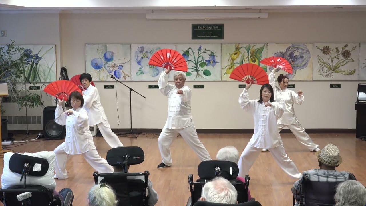 4  太极功夫扇 加华太极组