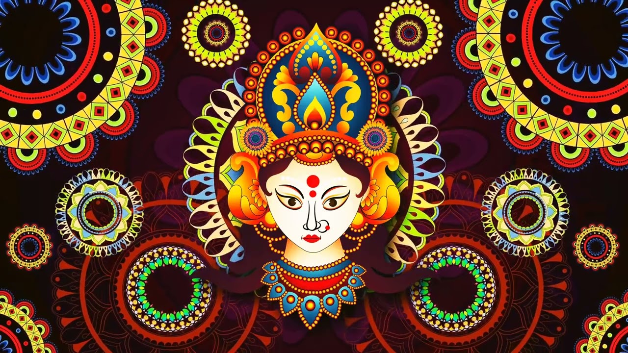 Vj Loop 71 | Maa Durga | Durga Video Background | Maa Durga Video Background | Durga Puja | #ledwall