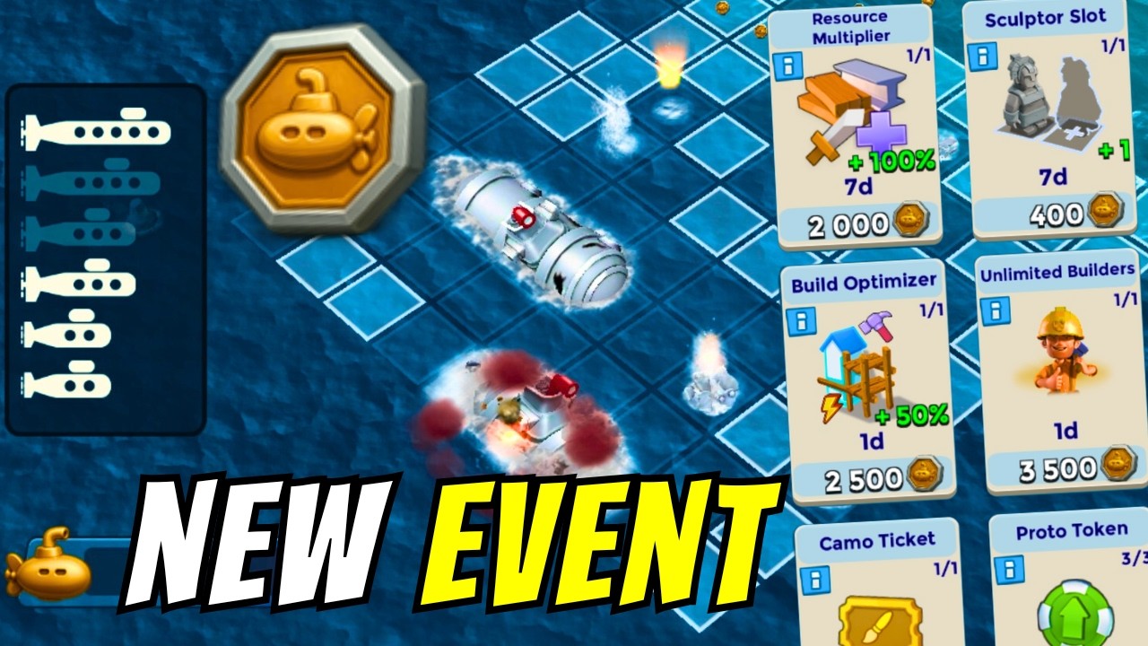New SONAR OPS Event in Boom Beach!