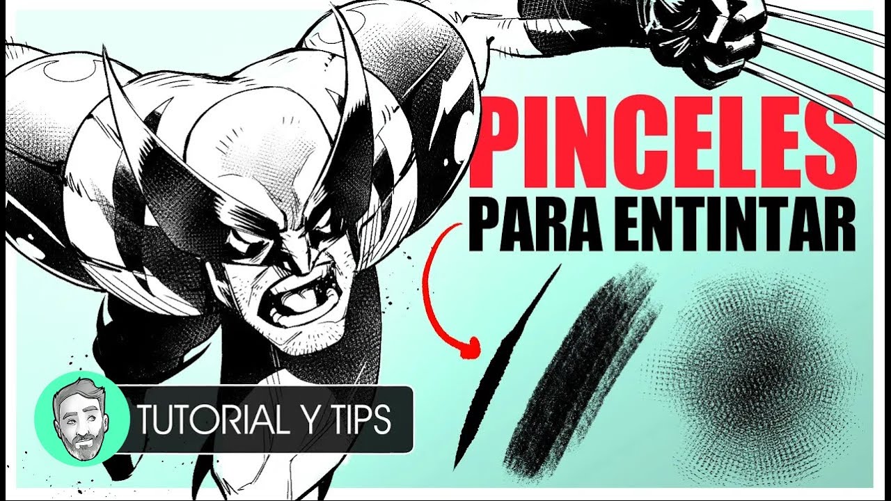 ¿Qué pinceles uso en Clip Studio Paint?