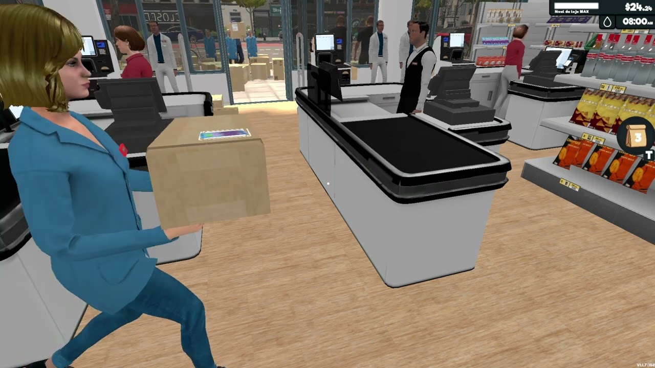 Jogando Supermarket Simulator Bovino Market #472