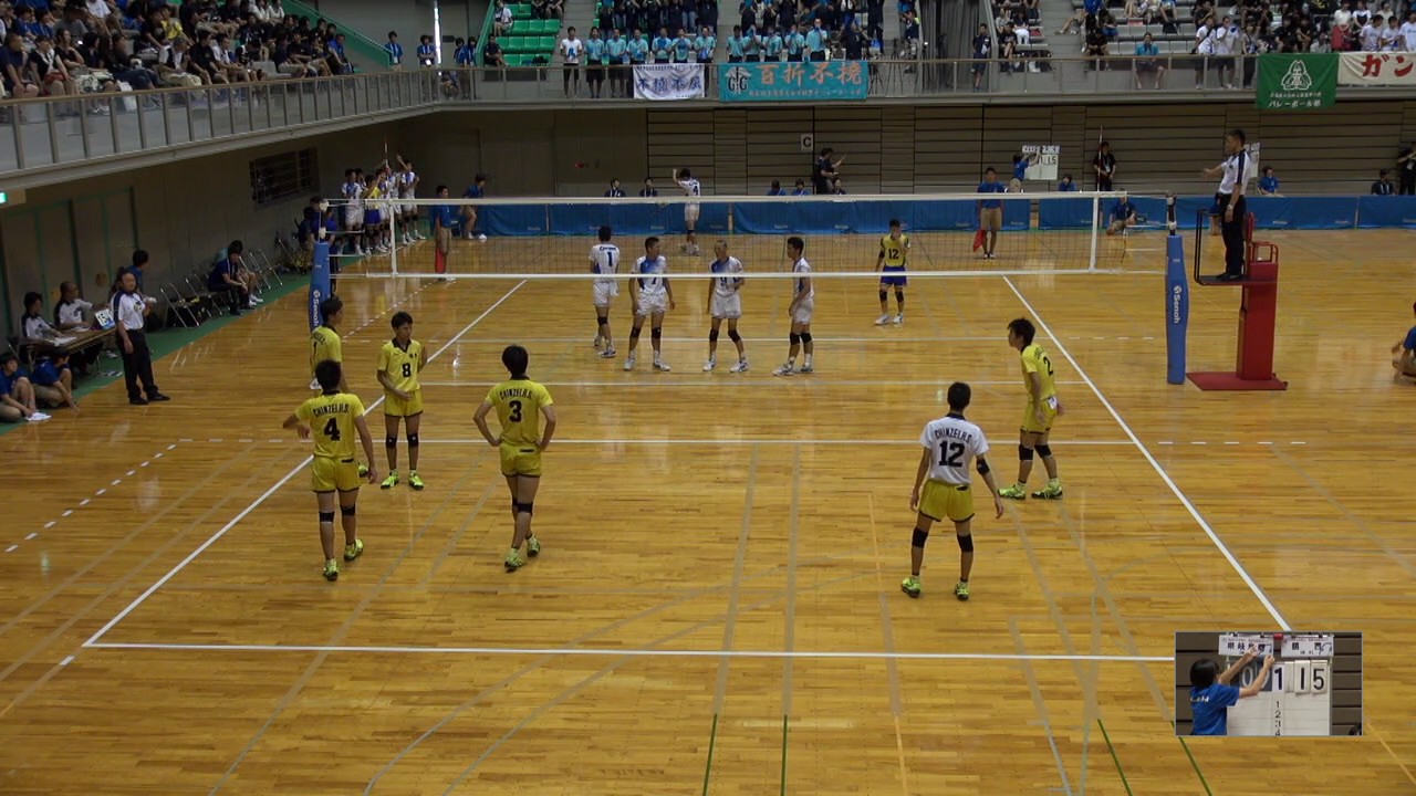 2017年 バレーボール男子  鎮西×県岐阜商 決勝トーナメント2回戦