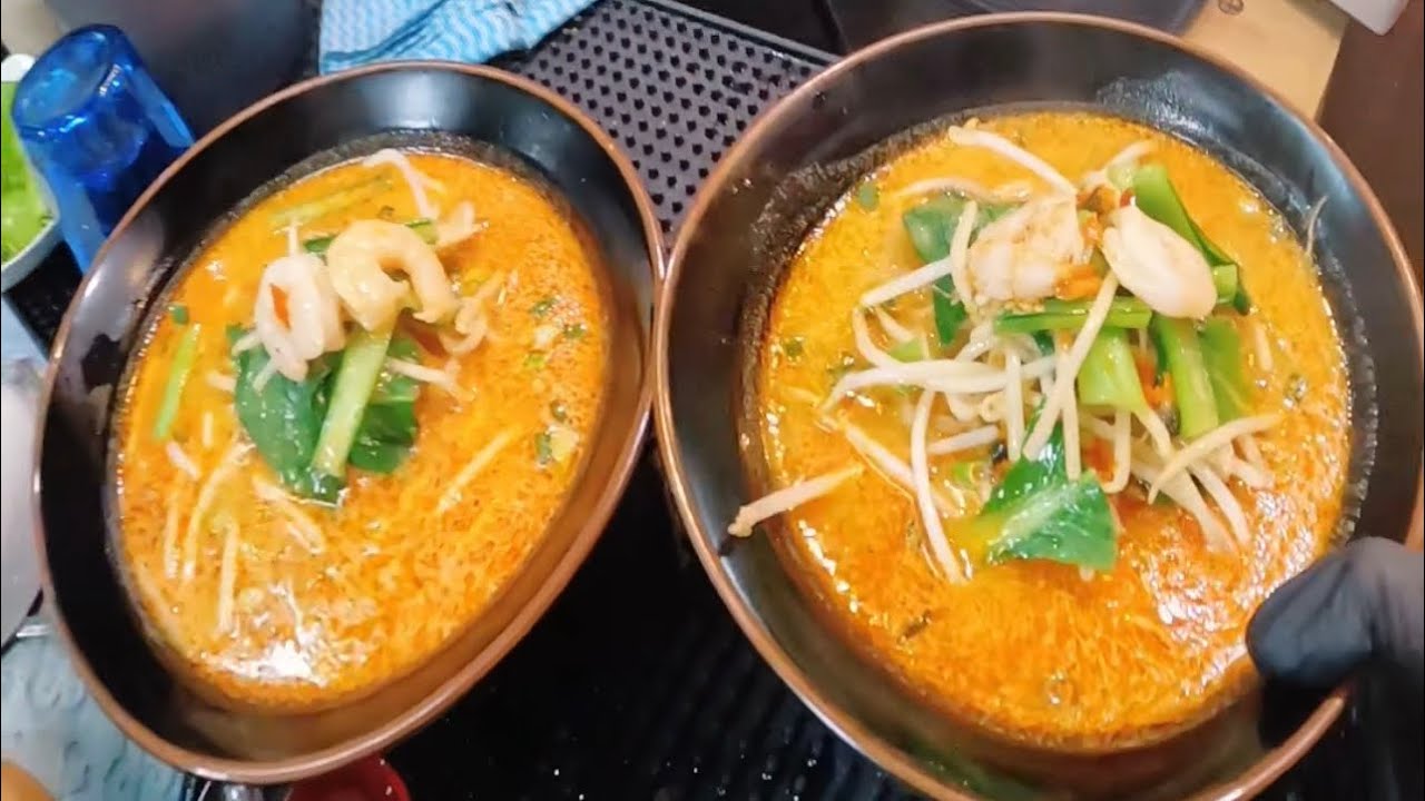 Today’s menu: Tom Yum Ramen本日のメニュー：トムヤムラーメンSpicy, sour, and comforting 🌶️🍋ASMR cooking • POV style