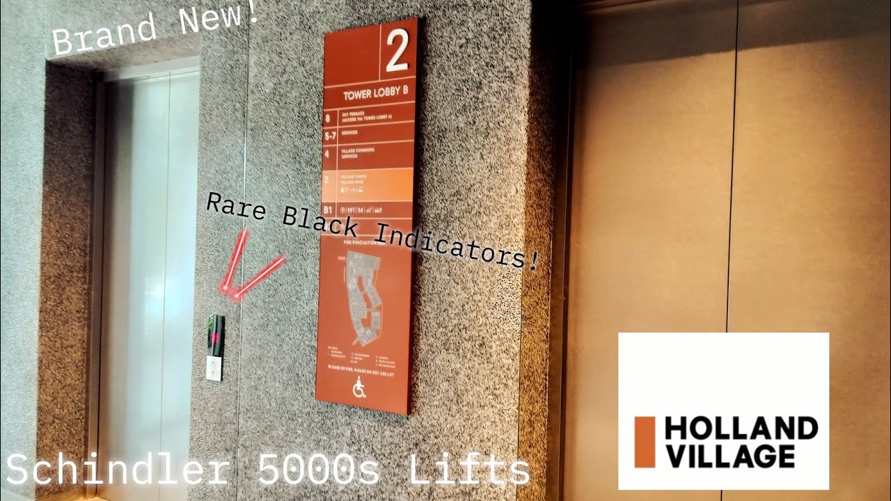 BRAND NEW - Schindler 5000 Lifts at One Holland Village (Lobby B)