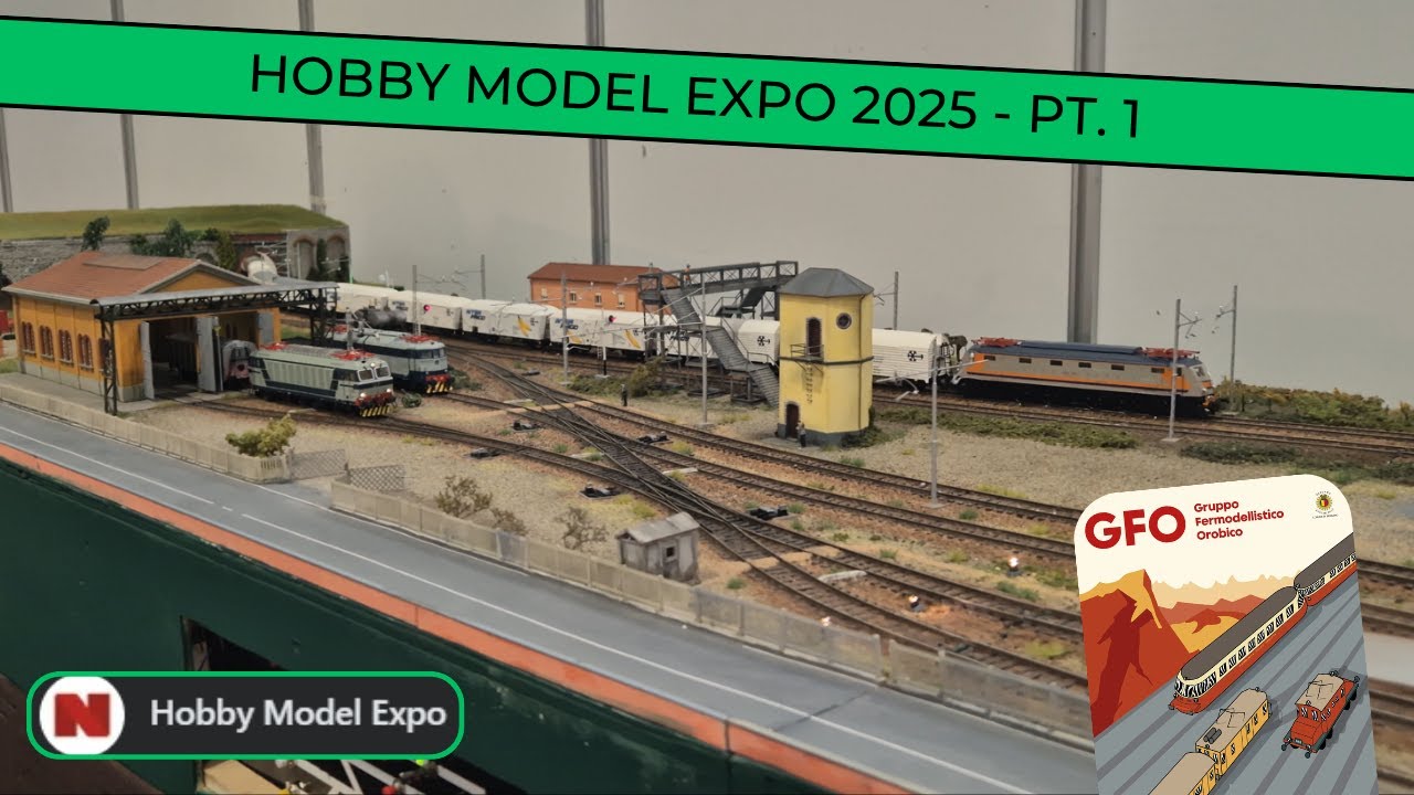 Hobby Model Expo 2025 Novegro - Plastico ferroviario GFO Bergamo, convogli epoca IV / V H0 FS