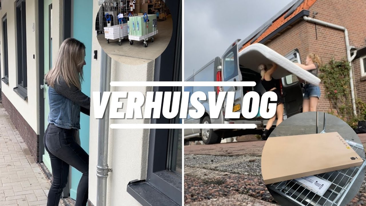 IK GA VERHUIZEN!! 📦 // VERHUISVLOG 1 🔑