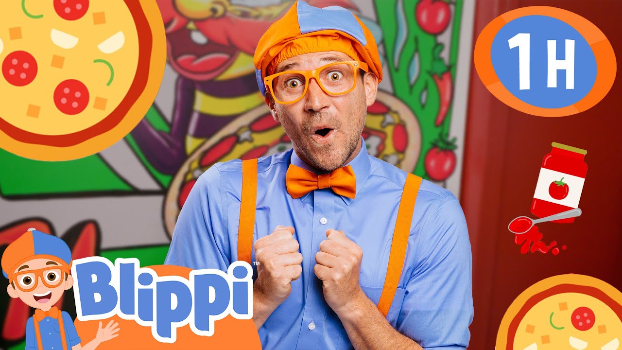 Blippi's Funny Fun Pizza! | Blippi | School of Play