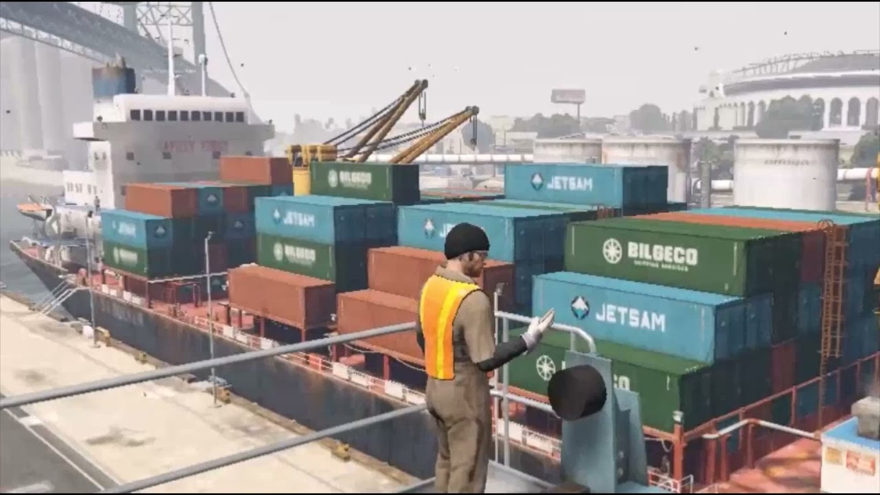 Scouting The Port (Grand Theft Auto V) 🎶